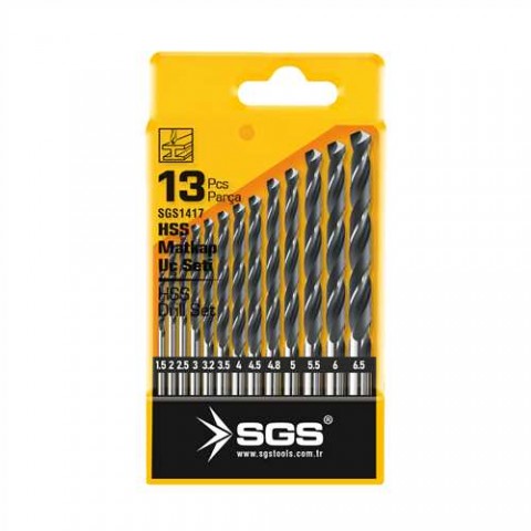 SGS 13 PARÇA HSS MATKAP UCU SETİ SGS1417