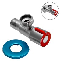 İnox Taharet Musluğu Paslanmaz Çelik Aynalı On Off  Düğmeli Ara Musluk