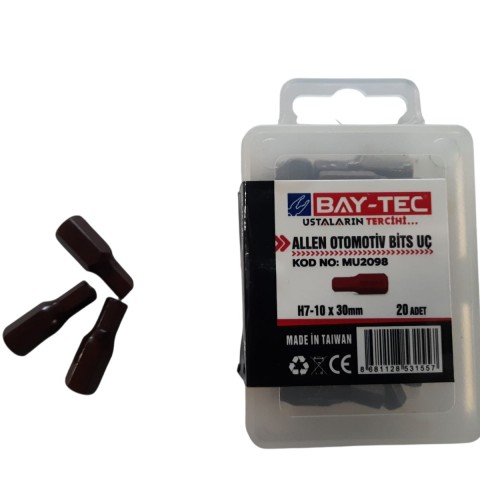 BAYTEC ALLEN OTOMOTİV BİTS UÇ H7-10X30 MM 20 ADET