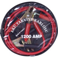 AKÜ TAKVİYE KABLOSU 2 METRE 1200 AMPER
