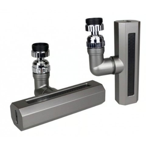 KUTULU ( FÜME) ( GENİŞ & ŞELALE ) ( 4 FONKSİYONLU ve 360° OYNAR BAŞLIK ) PERLATÖR MUSLUK UCU