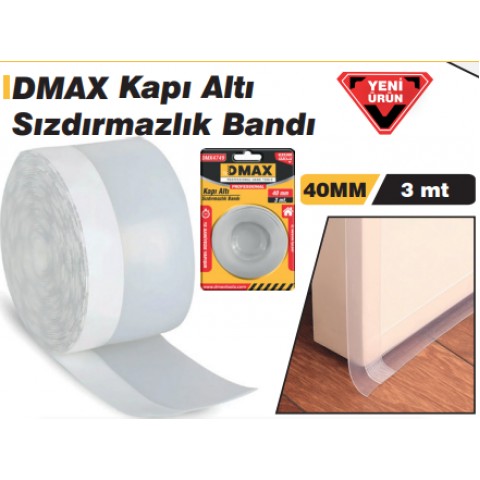 Dmax Kapı Altı Sızdırmazlık Bandı 40 mmx3 Metre DMX4749