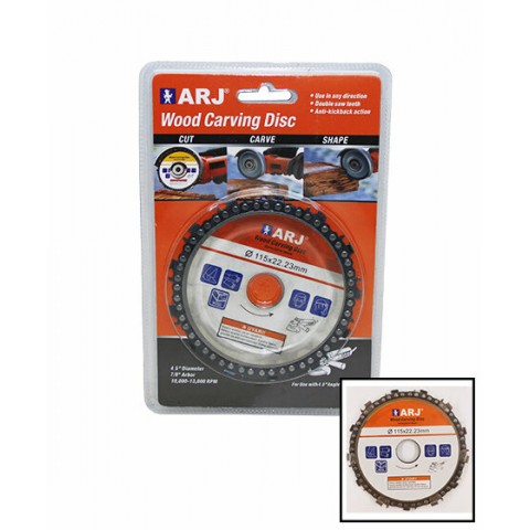 ARJ WOOD CARVİNG DİSC 115X22.23MM ZİNCİRLİ AHŞAP TESTERE DİSK