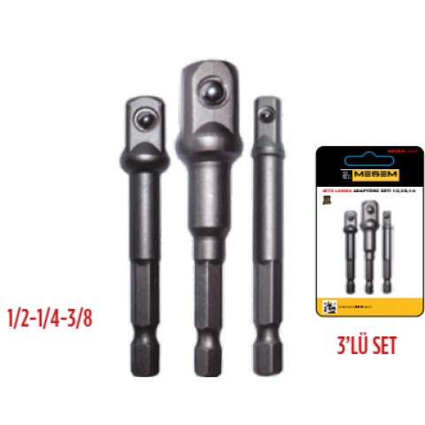 MEŞEM 1/2-1/4-3/8 PLUS LOKMA ADAPTÖRÜ 4466
