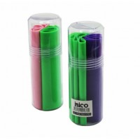 İBİCO İ19-033 ( 2PCS ) ( SİLİKON & ESNEK ) PLATES BANTI RENKLİ ( 90CM )*100