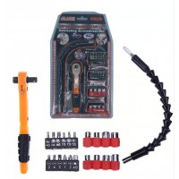 Jl-1017 22 Parça Tornavida Seti Esnek Kıvrılır Cırcır Kollu Lokma Seti Bits Uçlu