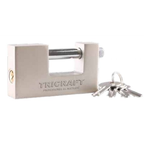 MEŞEM KAYAR MİLLİ YASSI ASMA KİLİT 60 MM ÇELİK KİLİT 360