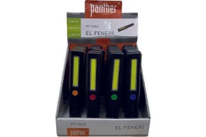 PANTHER PT-1032 ( PİLLİ & MIKNATISLI ) COB LED EL FENERİ