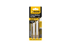 SGS FREZE MATKAP UÇ SETİ 4-6-8 MM SGS1481