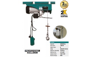 MEŞEM ELEKTRİKLİ MİNİ VİNÇ 400/800 KG 937
