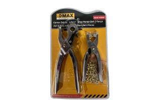 Dmax Kemer Ve Perçin Delme Pensesi 2 Parça Set DMX4550