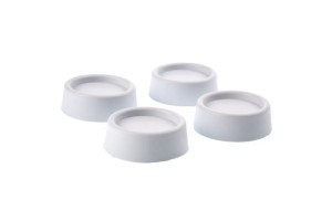 4PCS KÜÇÜK BEYAZ ÇAMAŞIR MAKİNE TİTREŞİM ÖNLEYİCİ AYAK