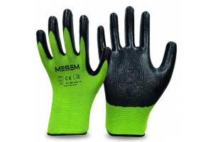 MEŞEM ORJİNAL ELDİVEN 1/2 KOKUSUZ YEŞİL SİYAH 1/2 KOKUSUZ EL380*12X