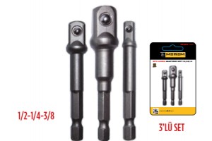 MEŞEM 1/2-1/4-3/8 PLUS LOKMA ADAPTÖRÜ 4466