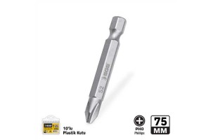 SGS YILDIZ UÇLU BİTS S2 PH0*75 MM*10X  SGS3901