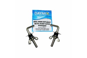 DAYMIX ( ALTTAN SIKMALI ) ( METAL ) KLOZET KAPAK MENTEŞESİ VİDASI ( NİKEL KROM KAPLAMALI )*300