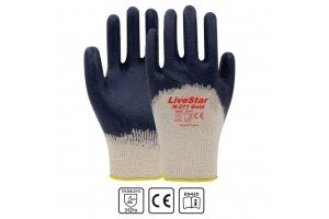 LİVESTAR NİTRİL ELDİVEN GOLD -LACİVERT-N-211 10 NO