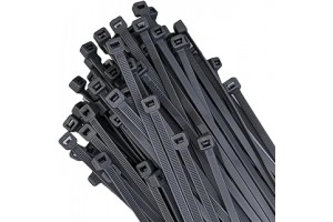 SİYAH PLASTİK CIRT KELEPÇE 4,8*380 MM 100 ADET