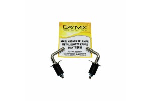 DAYMIX ( ÜSTTEN SIKMALI ) ( METAL ) KLOZET KAPAK MENTEŞESİ VİDASI ( NİKEL KROM KAPLAMALI )*250