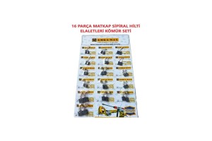 EMKA EL ALETLERİ KÖMÜR SETİ