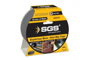 SGS MERDİVEN KAYDIRMAZ BANDI 25MM*5MT SGS2270
