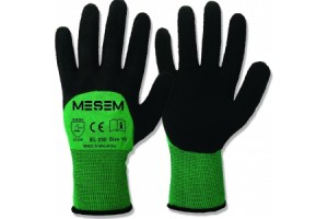 MEŞEM YEŞİL-SİYAH SOFT LATEX EL250 İŞ ELDİVENİ*12x