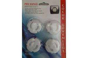 BURÇİN ÇOCUK EMNİYET PRİZ KAPAĞI 4 LÜ PAKET