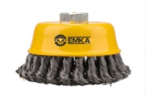 EMKA 5202-100 BURGULU KÜP FIRÇA 75MM