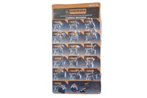 MEŞEM MATKAP SPİRAL HİLTİ EL ALETLERİ KÖMÜR SETİ 16 PARÇA 960