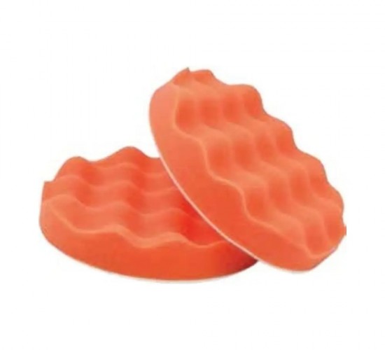 MEŞEM PASTA CİLA POLİSAJ SÜNGERİ YUMURTA PED 150 MM TURUNCU