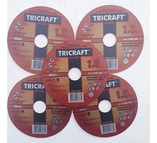 TRİCRAFT İNOX METAL KESİCİ TAŞ 115*1.0*22 MM 3301*25X