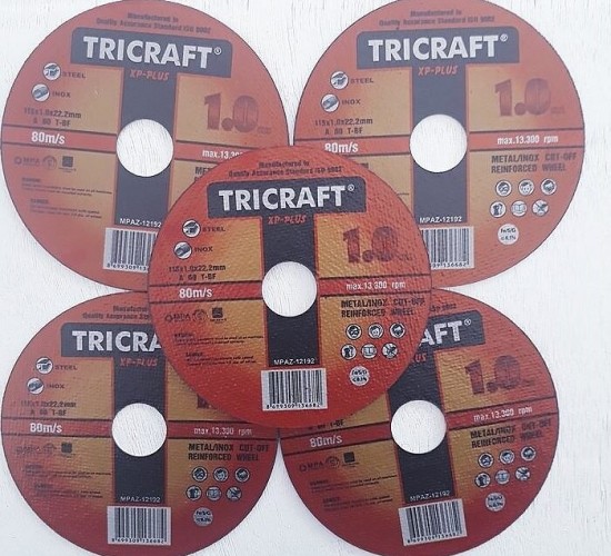 TRİCRAFT İNOX METAL KESİCİ TAŞ 115*1.0*22 MM 3301*25X