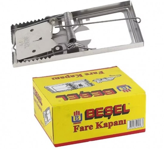 BEŞEL FARE KAPANI METAL BÜYÜK BOY