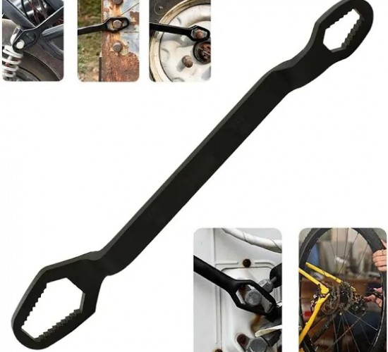 ÇİFT AĞIZLI EVRENSEL KENDİNDEN SIKMA ÇOK AMAÇLI ANAHTAR İNGİLİZ TORX CIRCIR ANAHTARI 8-13 / 14-22 MM *5X