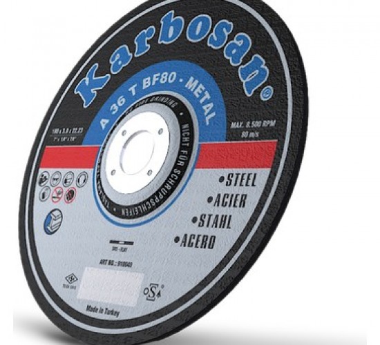 KARBOSAN METAL KESME TAŞI 115X3.0X22.23MM*25X
