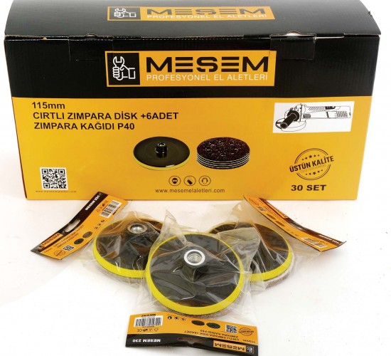 MEŞEM CIRTLI ZIMPARA (6 YEDEKLİ) 115MM 60P KUM 230