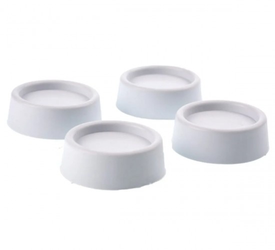 4PCS KÜÇÜK BEYAZ ÇAMAŞIR MAKİNE TİTREŞİM ÖNLEYİCİ AYAK