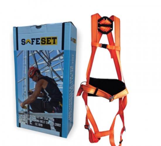 SAFESET PARAŞÜT TİPİ EMNİYET KEMERİ BEL DESTEKLİ*5X