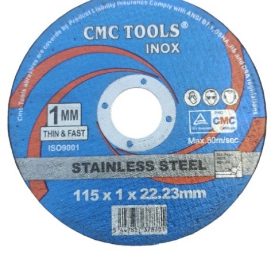 CMC İNOX KESİCİ TAŞ 115*1.0*22 MMM CMC4110*50X