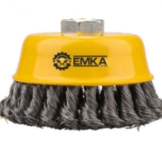 EMKA 5202-100 BURGULU KÜP FIRÇA 75MM