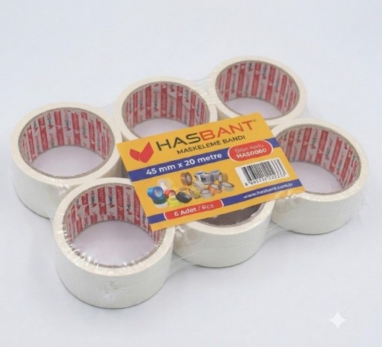 MASKELEME KAĞIT BANT 45 MM 20 YARDS*6X