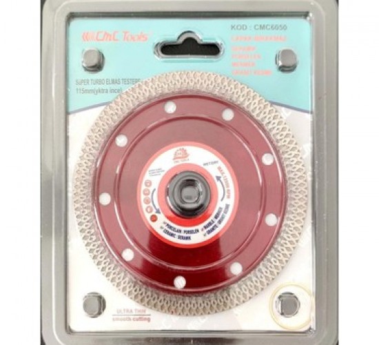 CMC TOOLS SÜPER TURBO ELMAS TESTERE EKSTRA İNCE 115 MM CMC6050