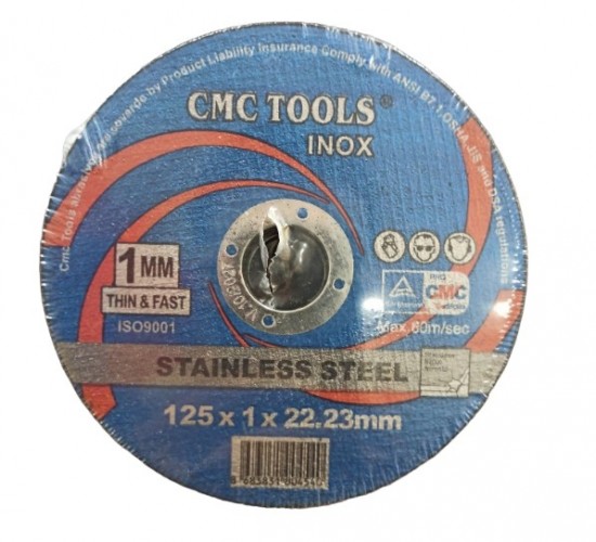 CMC İNOX KESİCİ TAŞ 125*1,0*22 MM CMC4111*25X