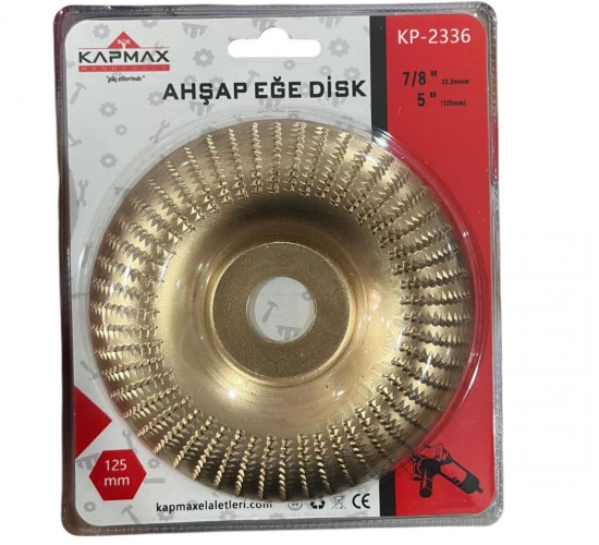 KAPMAX AHŞAP EĞE DİSK 125x22 MM KP-2336*6X