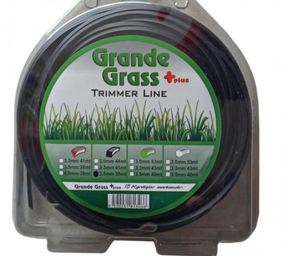 GRANDE GRASS MİSİNA 3.30MM*41 METRE KARE SİYAH