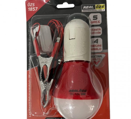 PLASTİK GÖVDE SEYAR AKÜ LED LAMBA 1857*10X