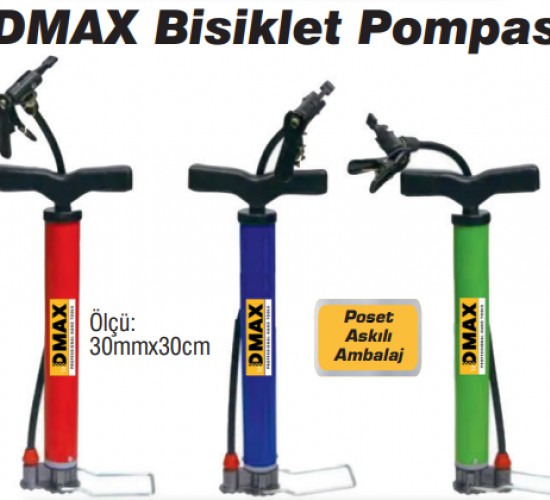 Dmax Bisiklet Pompası 30x30 cm DMX4582 *5x