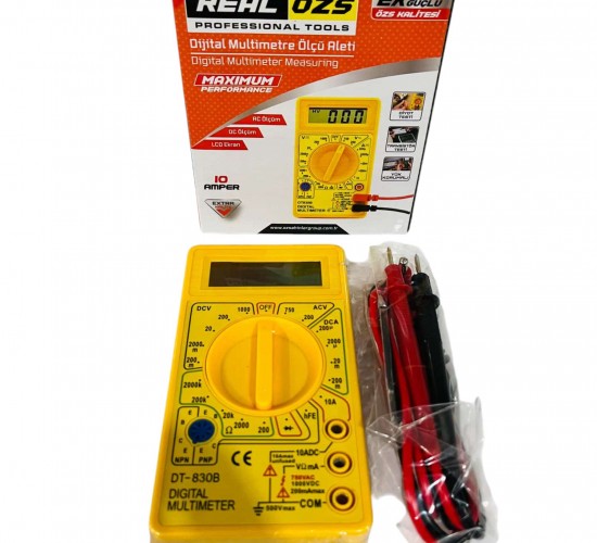 Real Özs Dijital Multimetre Ölçü Aleti OZS-8664