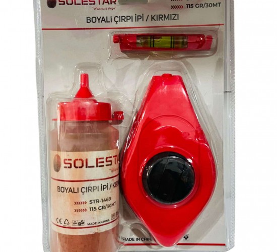 SOLESTAR BOYALI ÇIRPI İPİ KIRMIZI 30 MT 115 GR STR-1469