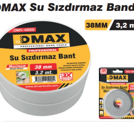 Dmax Su Sızdırmaz Bandı 38mmx3.2 Metre DMX4665